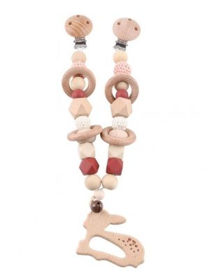 Lesena obešanka za dojenčke